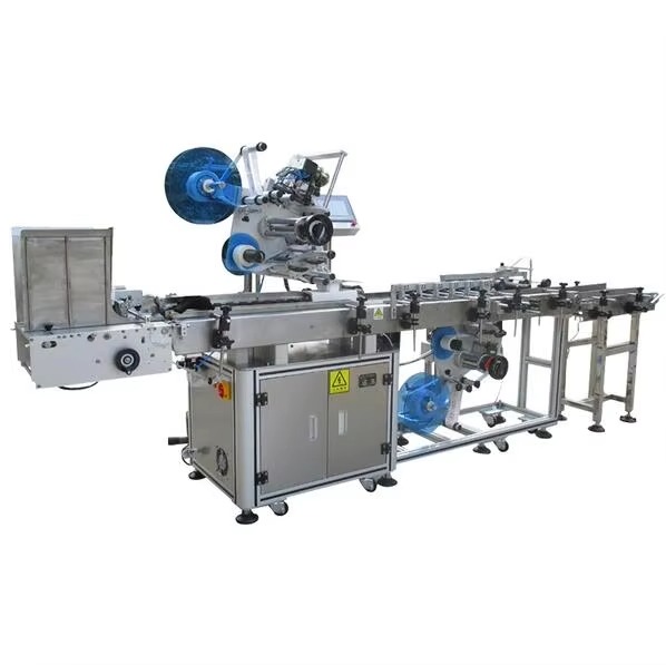 Fully Automatic Flat Labeling Machine With Feeder System