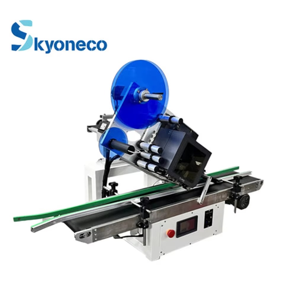 Desktop Labeling Machine for Flat Bottles and Boxes