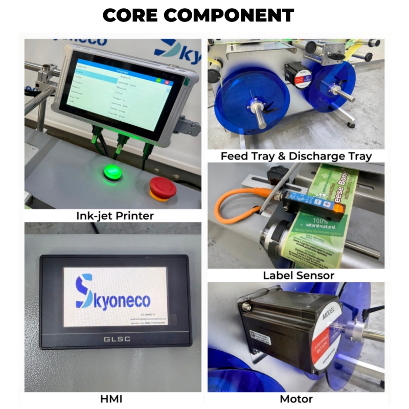 automatic label rewinder